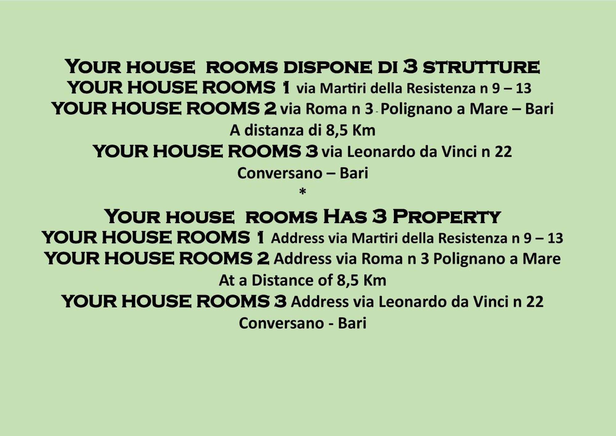 Your House Rooms 1 Polignano a Mare Camera foto